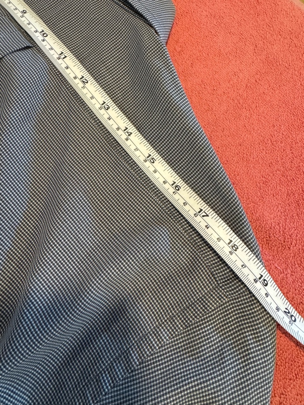 Stafford Men's Long-Sleeve Button-Up Shirt in Steel Gray - Picture 5 of 8